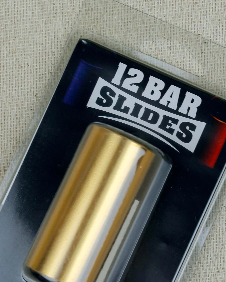 12 Bar Slides Aluminium Guitar Slide Gold Rush - Image 4