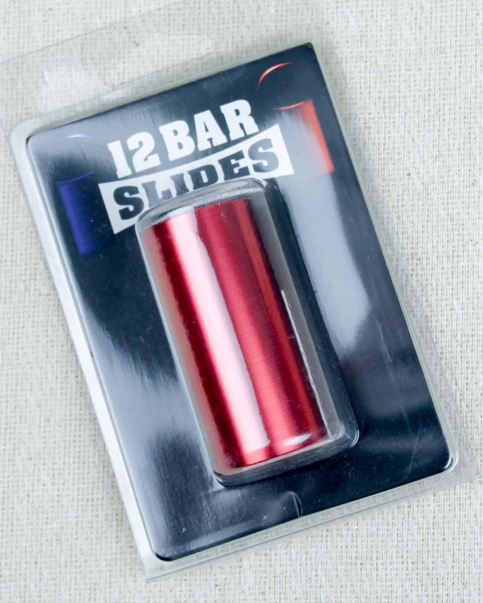 12 Bar Slides Aluminium Guitar Slide Lucifer Red - Image 4