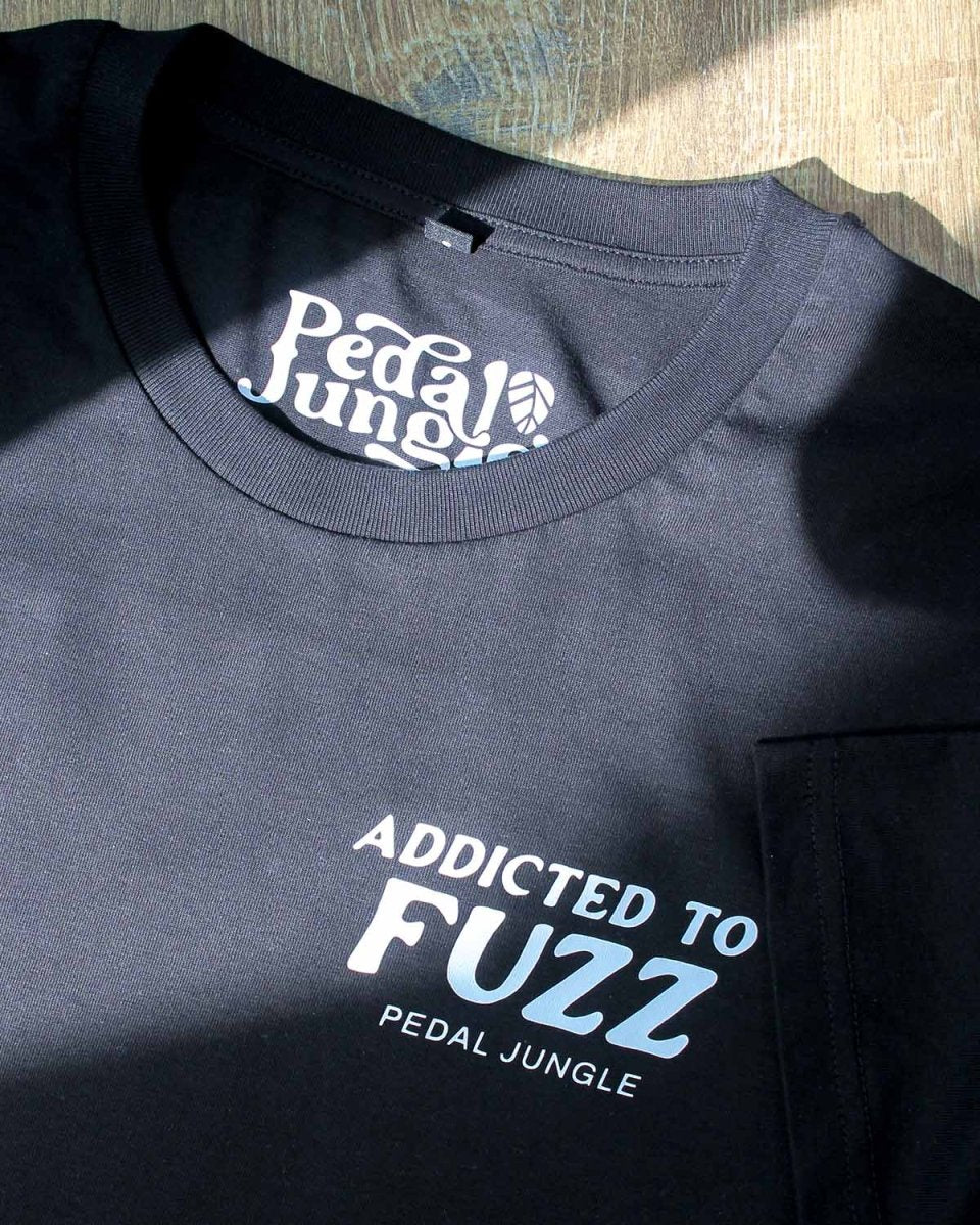 Addicted To Fuzz Organic Vegan T-shirt Black - Image 3