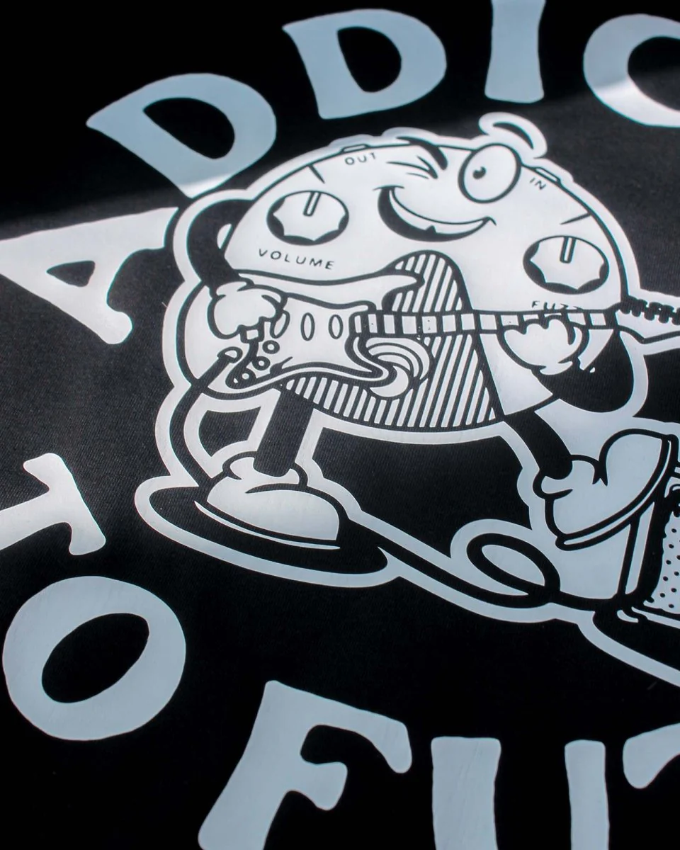 Addicted To Fuzz Organic Vegan T-shirt Black - Image 5