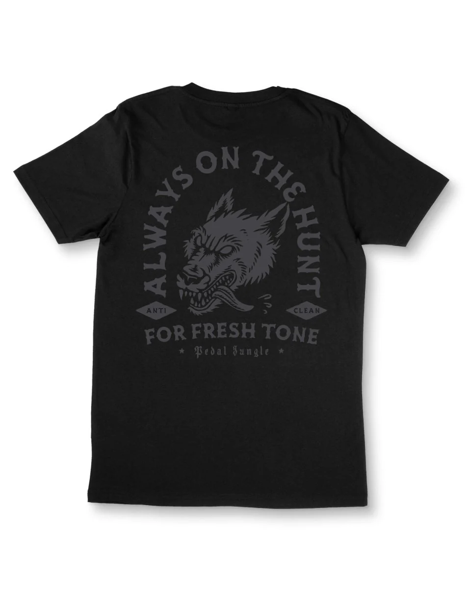 Always On The Hunt Organic Vegan T-shirt Black