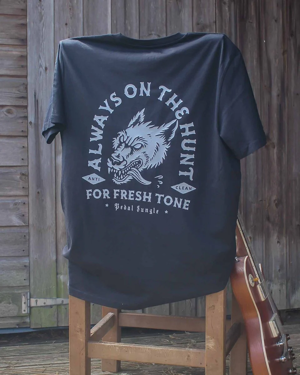 Always On The Hunt Organic Vegan T-shirt Black - Image 2