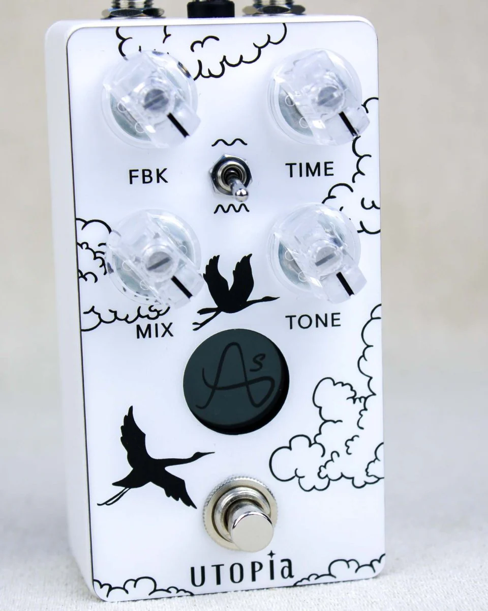 Anasounds Utopia Mk2 Delay Limited Edition White FX Pedal [Used] - Image 6