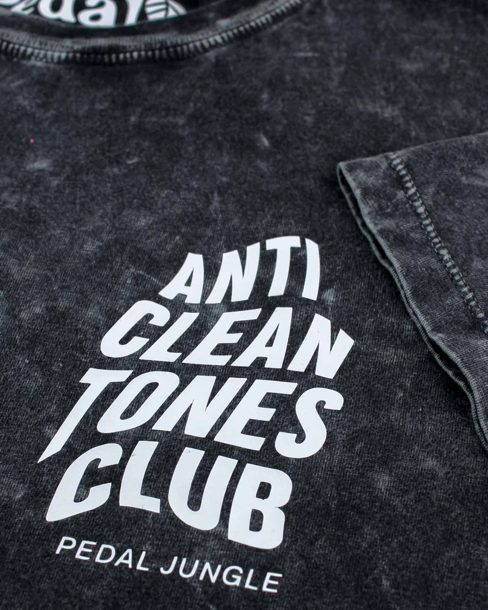 Anti Clean Tones Club Organic Vegan T-shirt Acid Black - Image 5