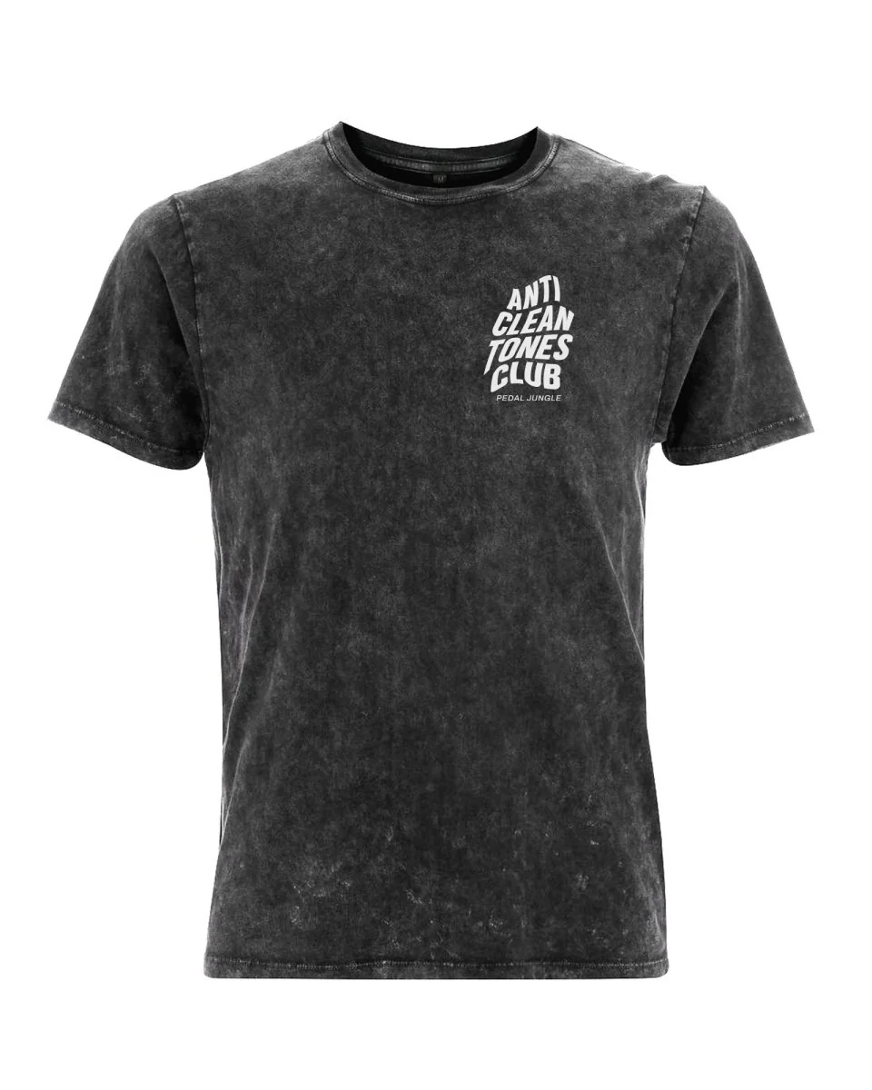 Anti Clean Tones Club Organic Vegan T-shirt Acid Black - Image 7