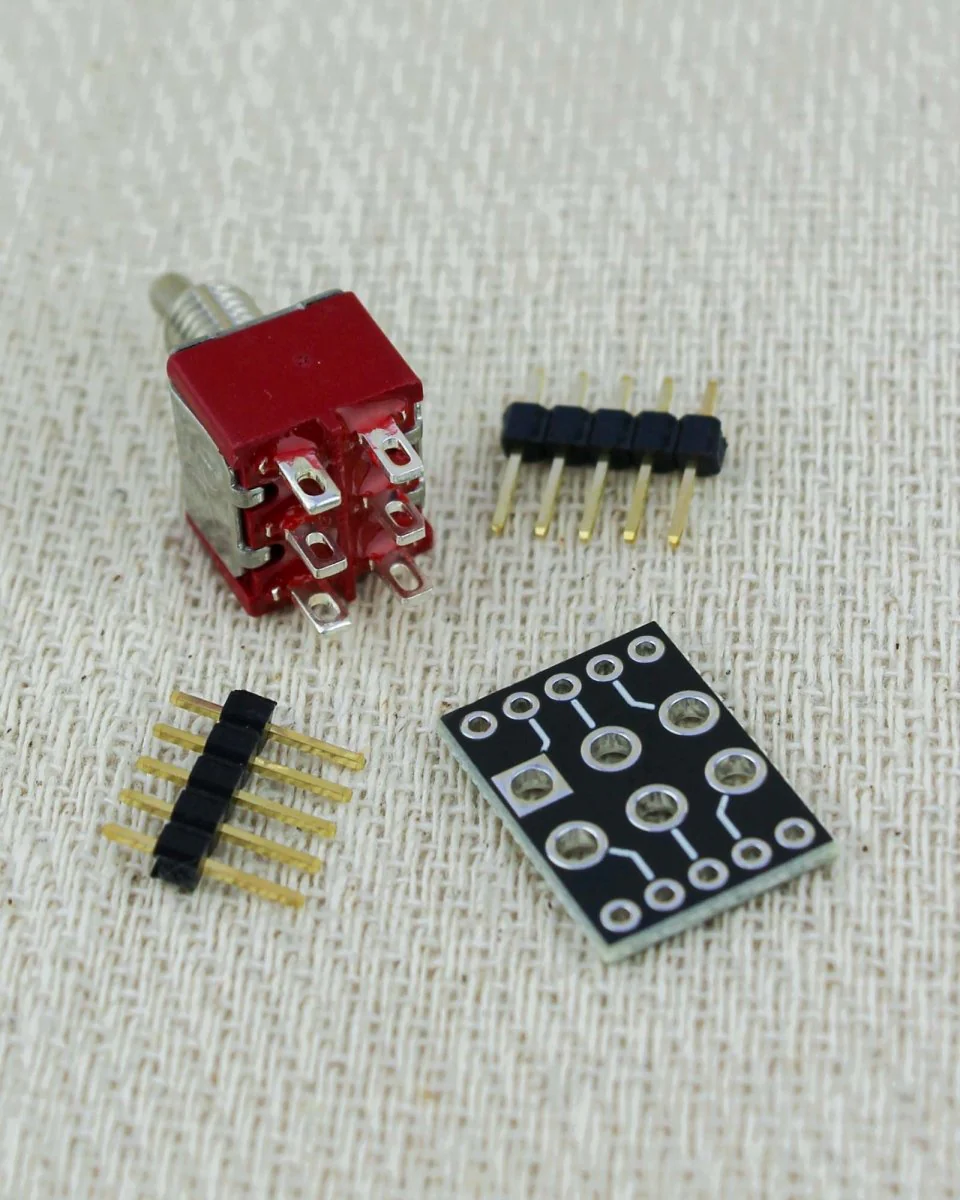 CopperSound Pedals DIY Adaptor DPDT Toggle Switch - Image 3