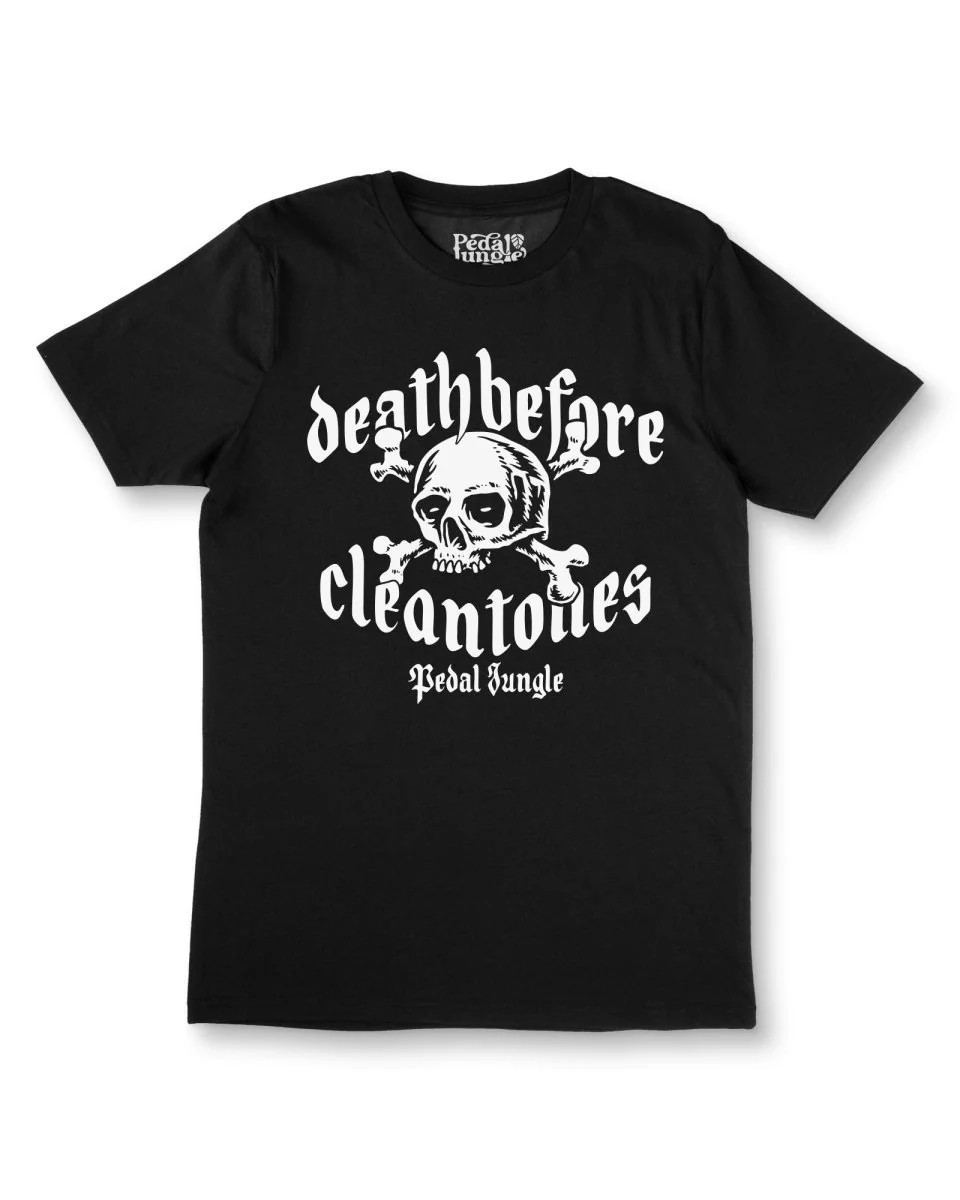 Death Before Clean Tones Organic Vegan T-shirt Black