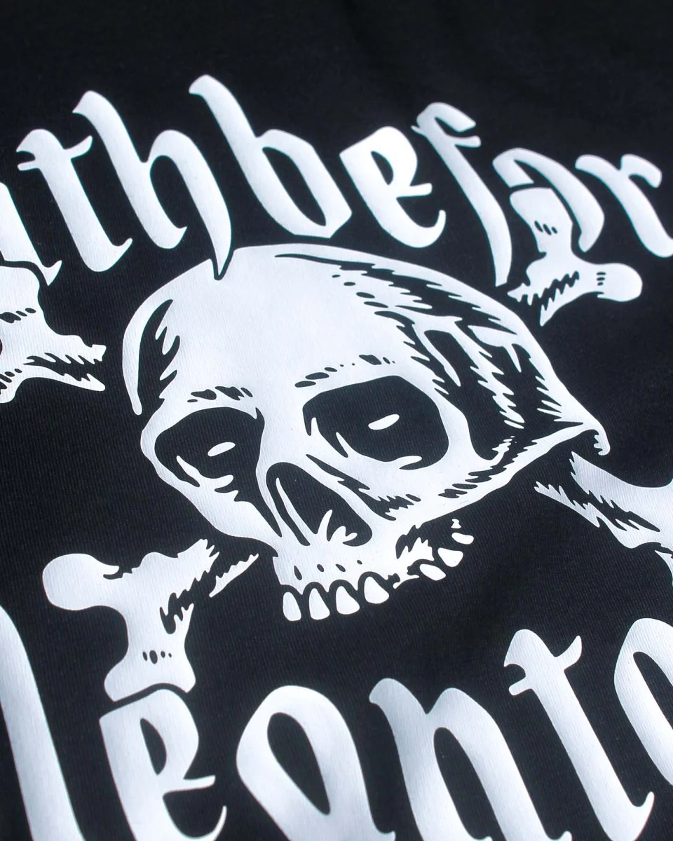 Death Before Clean Tones Organic Vegan T-shirt Black - Image 4