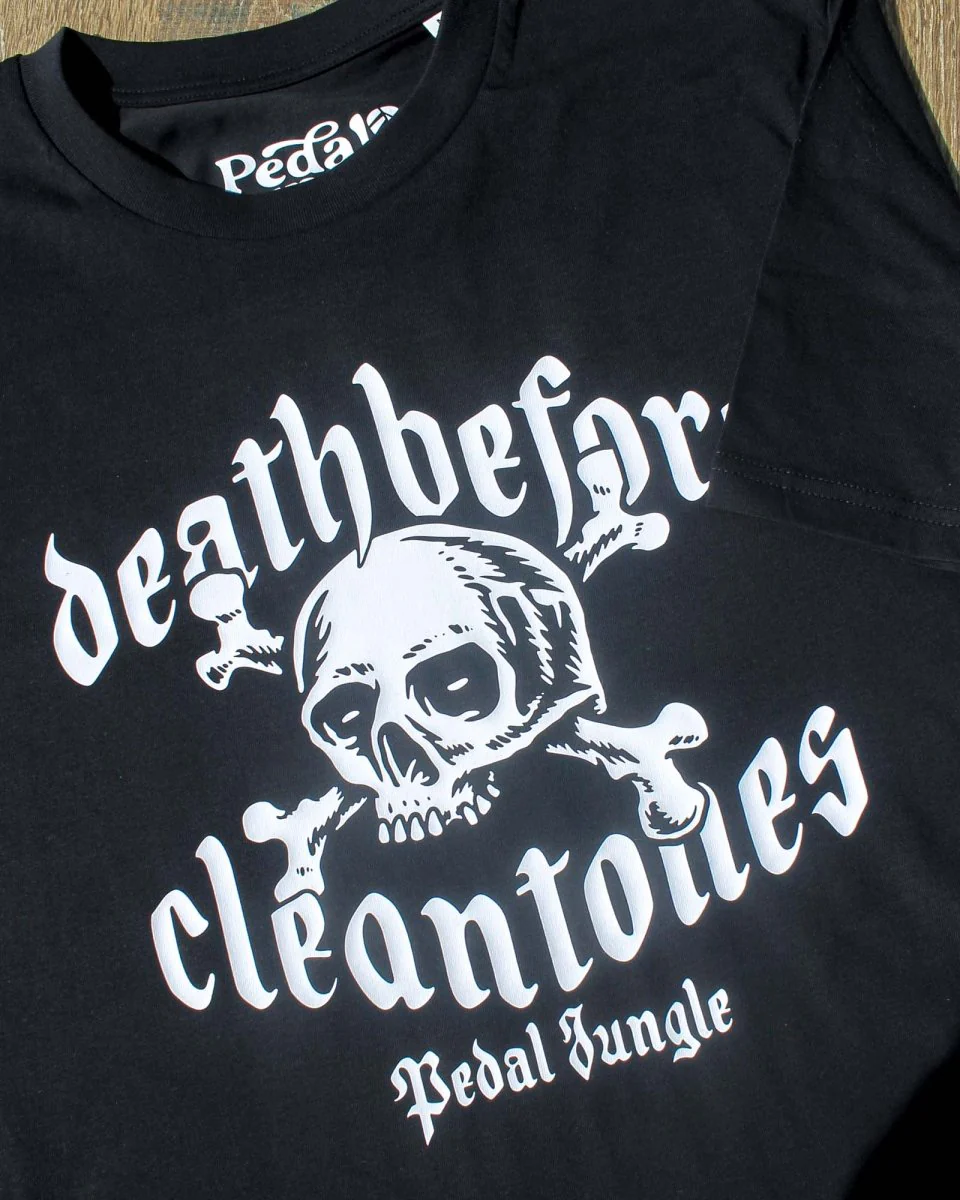 Death Before Clean Tones Organic Vegan T-shirt Black - Image 5