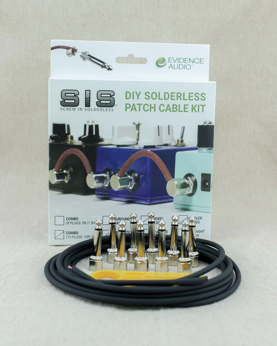 Evidence Audio SIS DIY Solderless Patch Cable Kit Large Nickel - Image 3