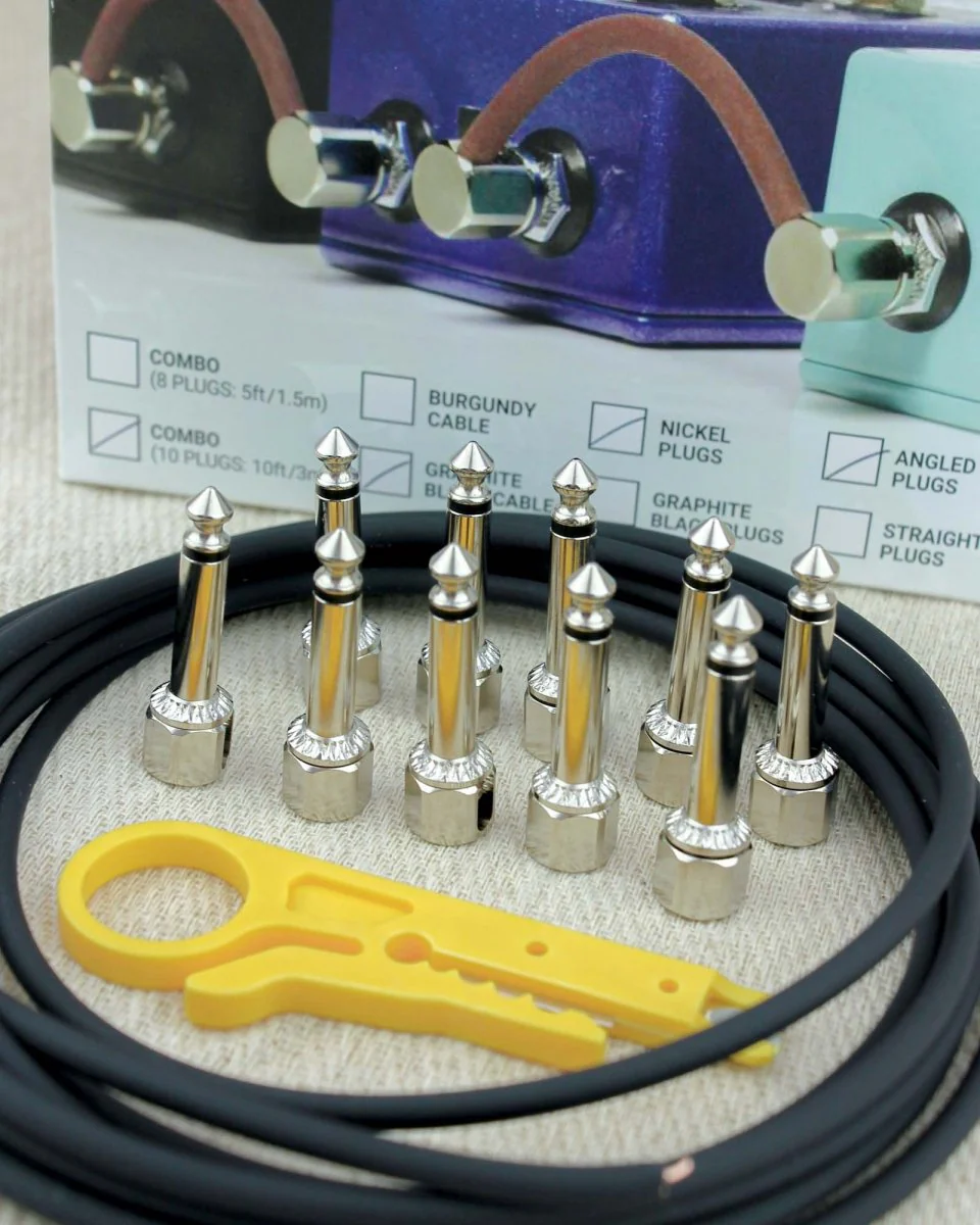 Evidence Audio SIS DIY Solderless Patch Cable Kit Large Nickel - Image 4