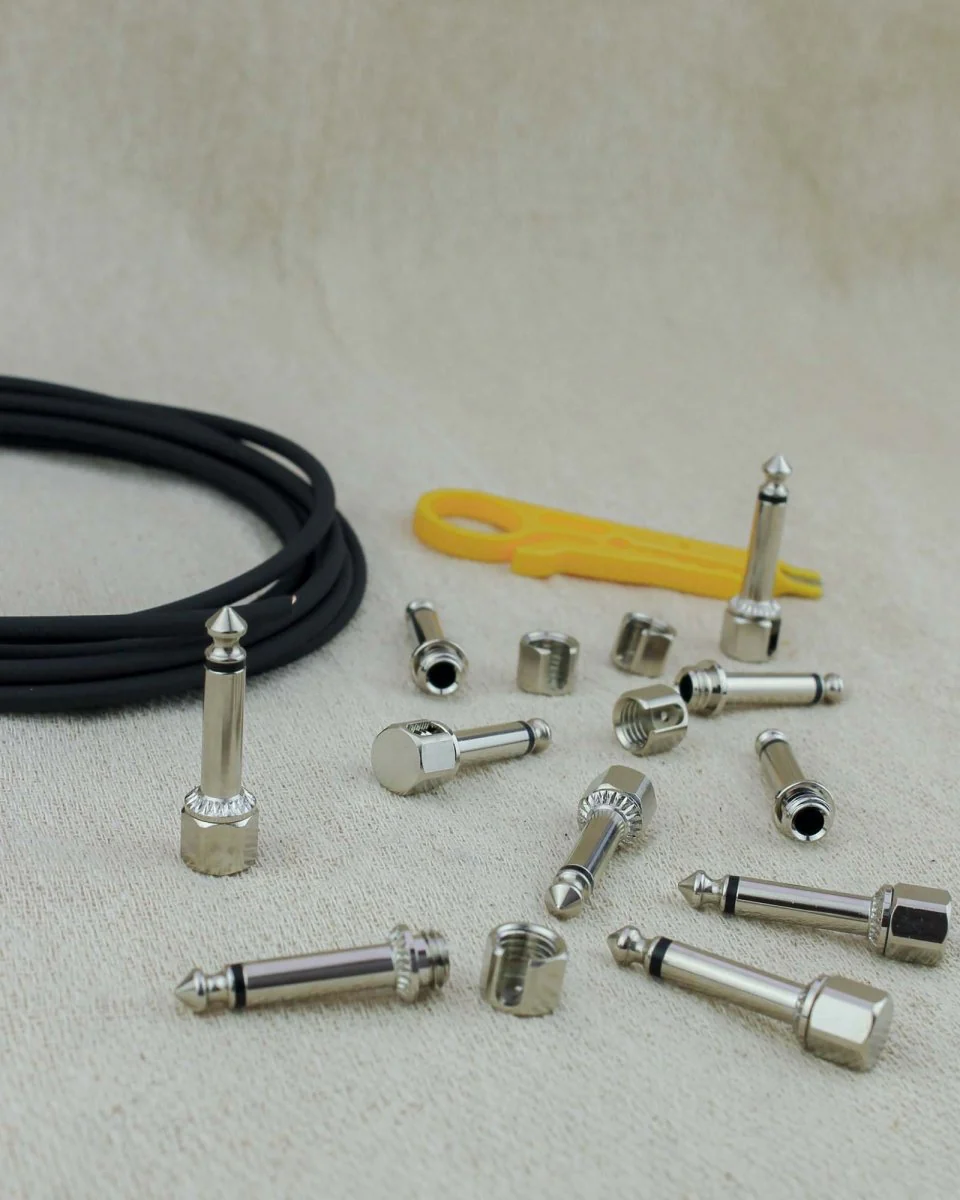 Evidence Audio SIS DIY Solderless Patch Cable Kit Large Nickel - Image 8