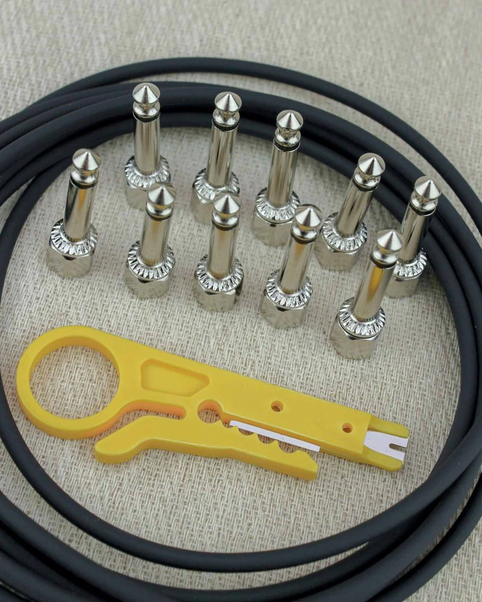Evidence Audio SIS DIY Solderless Patch Cable Kit Large Nickel - Image 9