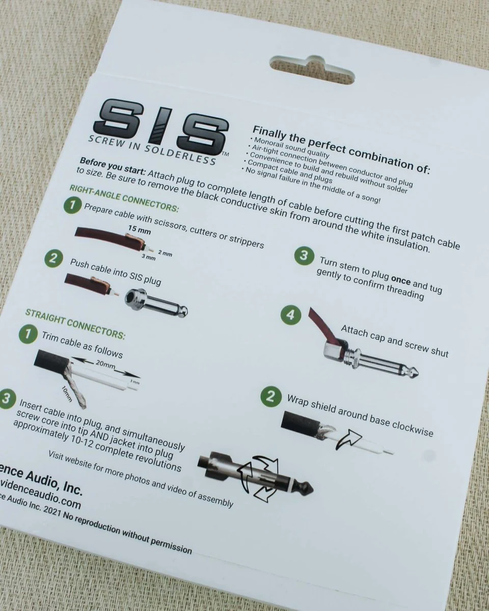 Evidence Audio SIS DIY Solderless Patch Cable Kit Large Stealth - Image 11