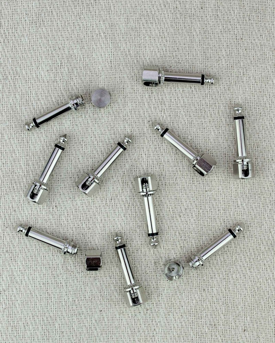 Evidence Audio SIS DIY Solderless Right Angle Connector Nickel - Image 2