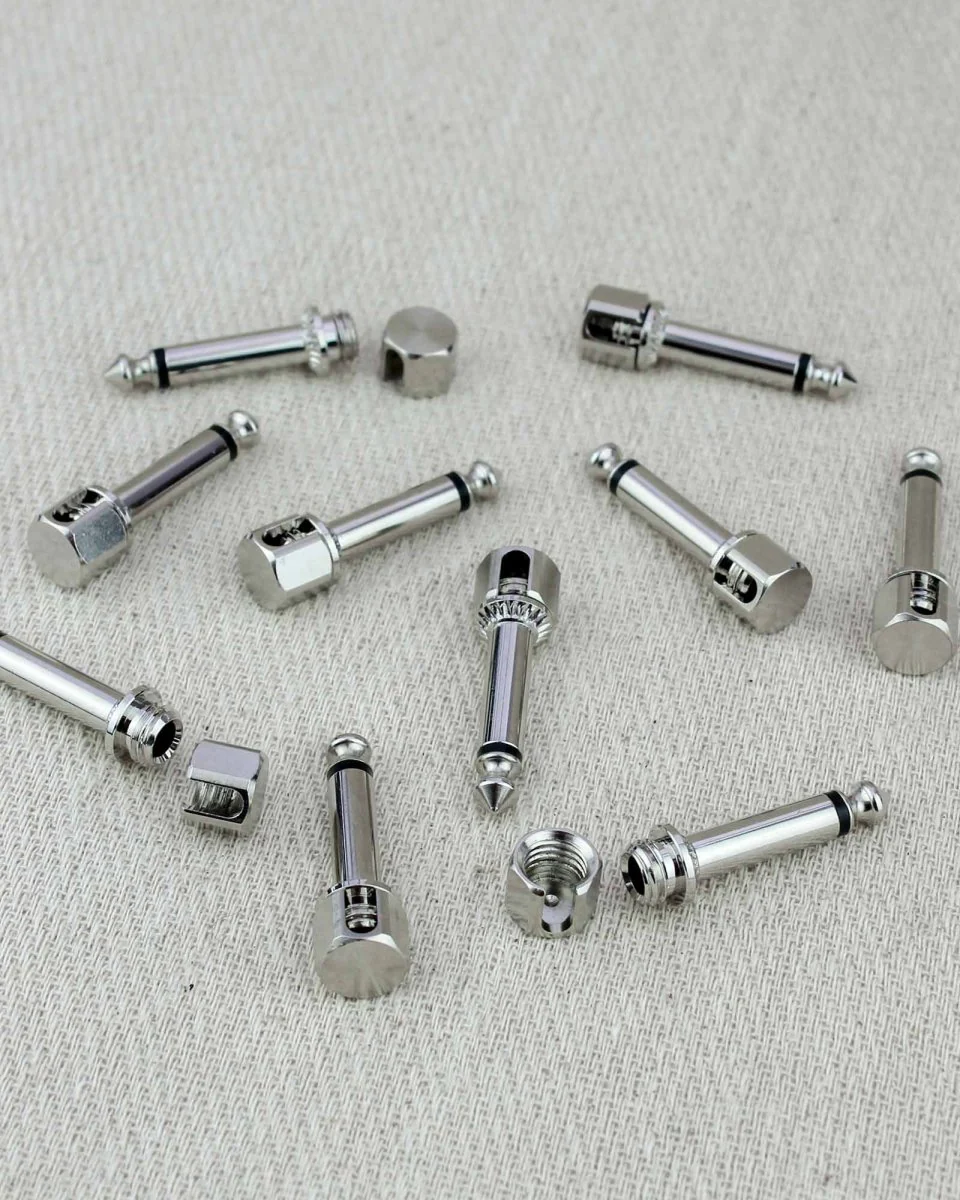 Evidence Audio SIS DIY Solderless Right Angle Connector Nickel - Image 5
