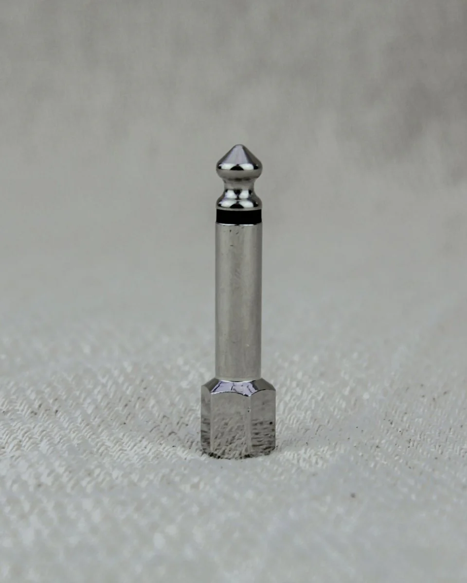 Evidence Audio SIS DIY Solderless Straight Connector Nickel - Image 4