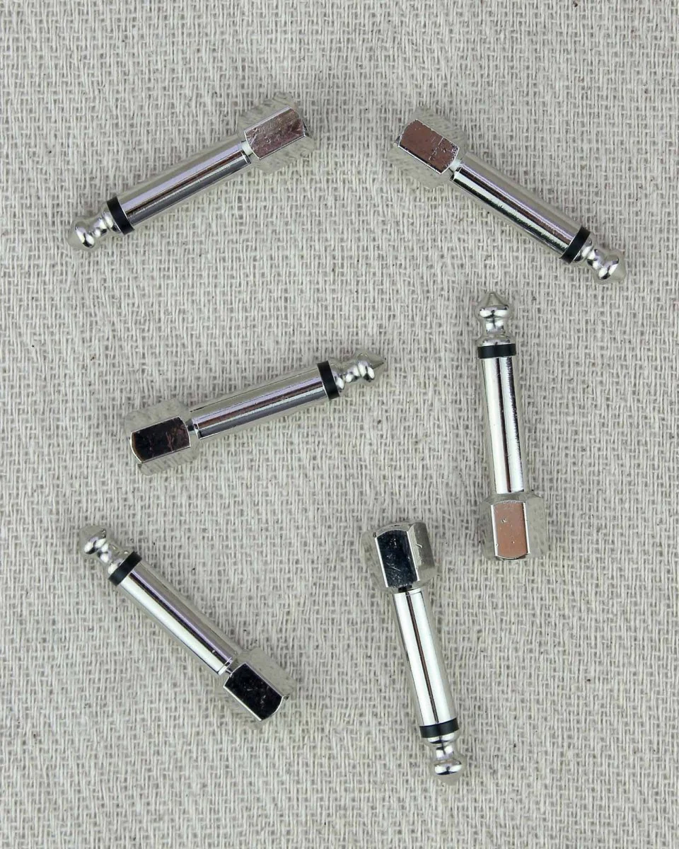 Evidence Audio SIS DIY Solderless Straight Connector Nickel - Image 5