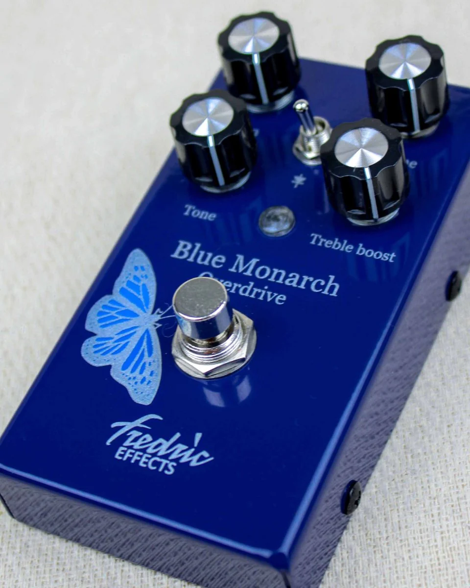 Fredric Effects Blue Monarch Overdrive FX Pedal - Image 6