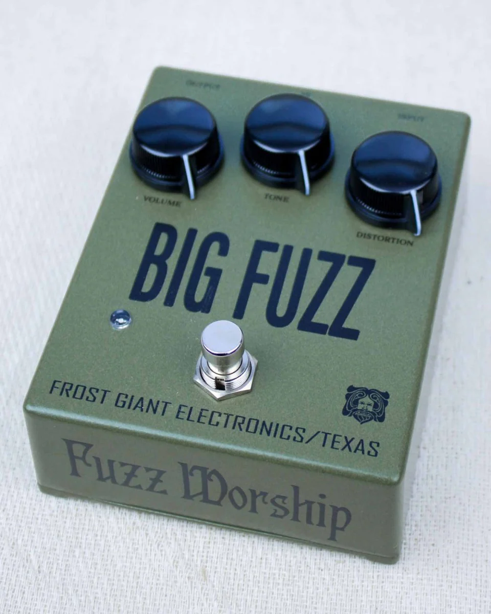 Frost Giant Electronics Big Fuzz FX Pedal [Tall Font Green Bubble] - Image 3