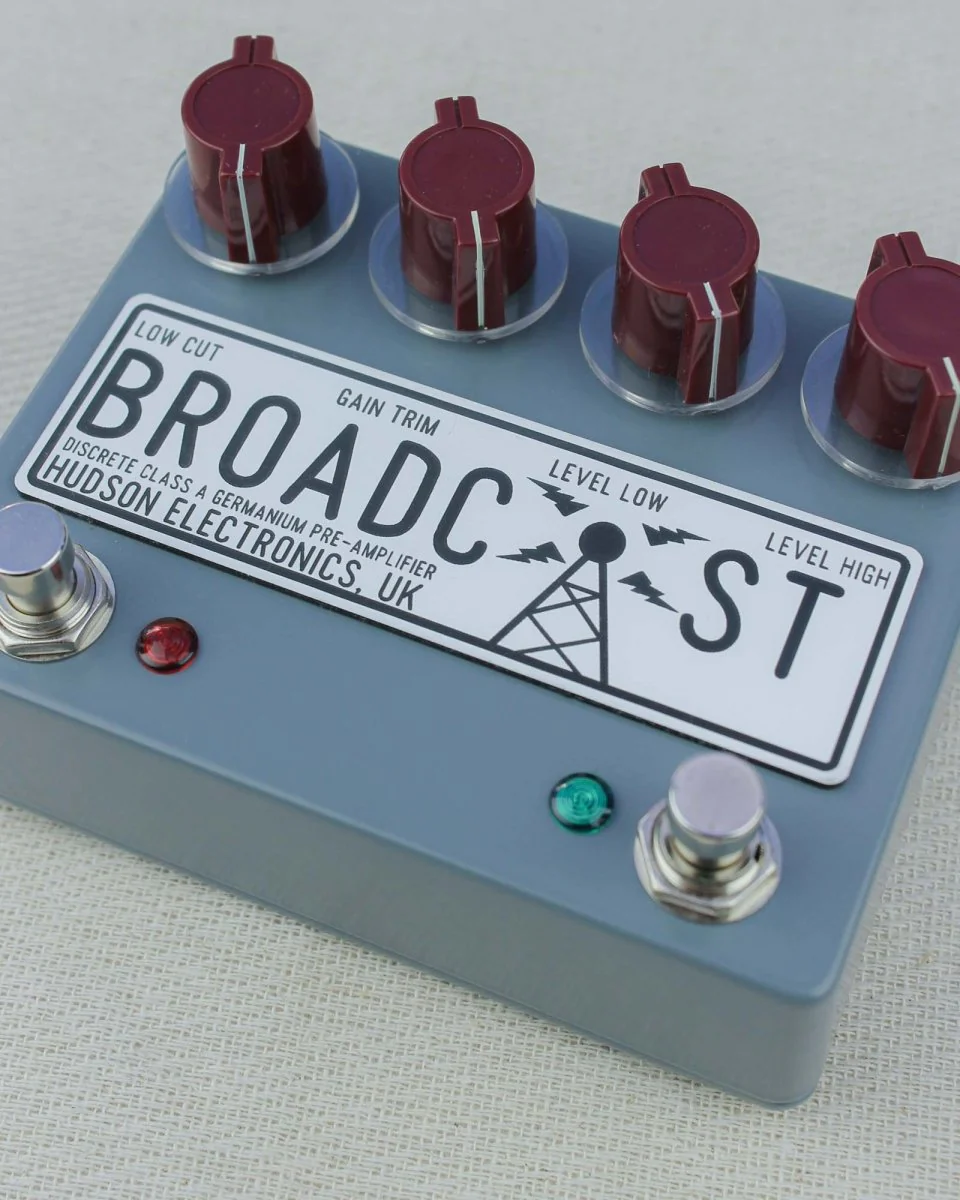 Hudson Electronics Dual Foot Switch Broadcast Preamp FX Pedal - Image 3