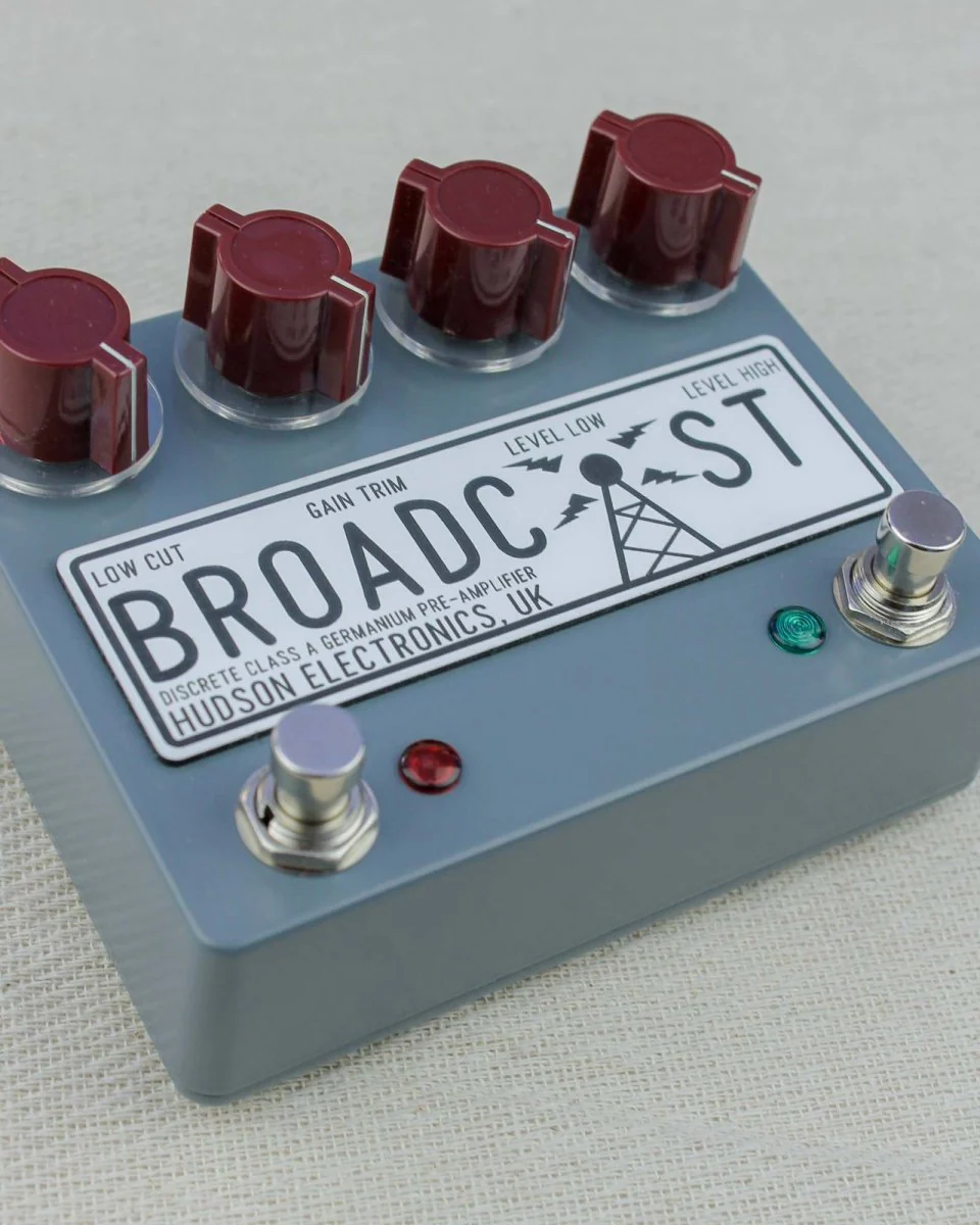Hudson Electronics Dual Foot Switch Broadcast Preamp FX Pedal - Image 4
