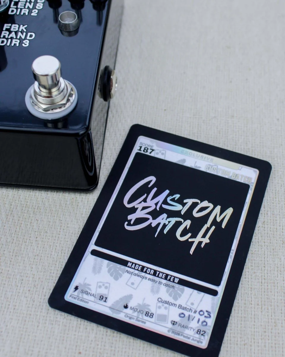 Montreal Assembly Count to 5 Delay Sampler Black/White FX Pedal [Custom Batch #003] - Image 7