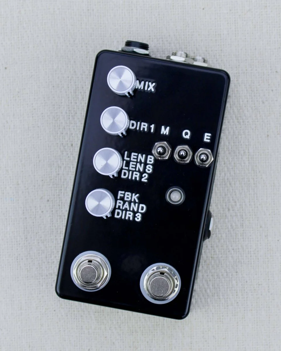 Montreal Assembly Count to 5 Delay Sampler Black/White FX Pedal [Custom Batch #005] - Image 5