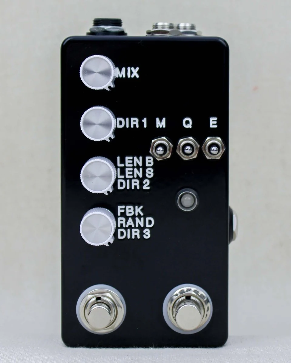 Montreal Assembly Count to 5 Delay Sampler Black/White FX Pedal [Custom Batch #005] - Image 6