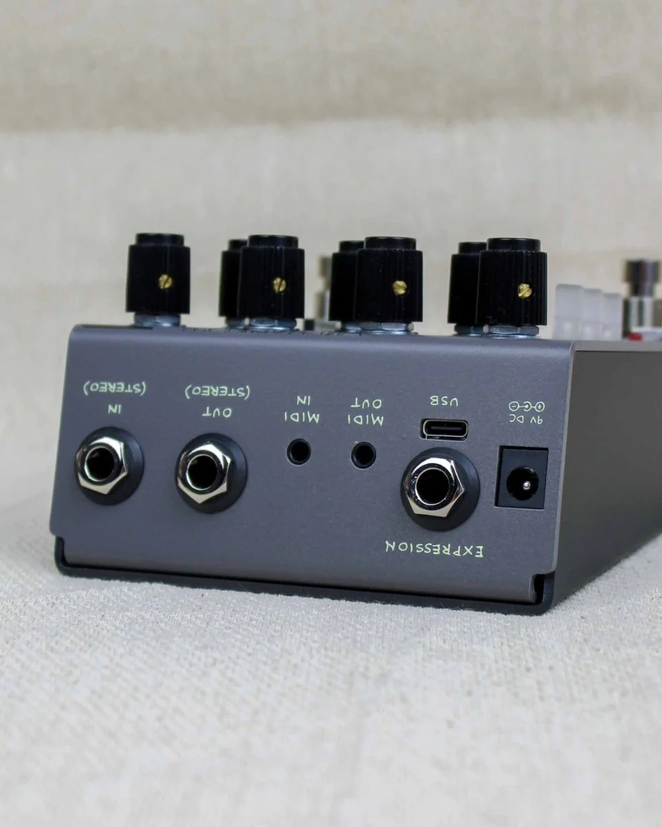 Old Blood Noise Endeavors Black Fountain Stereo Delay FX Pedal [Slate] - Image 6