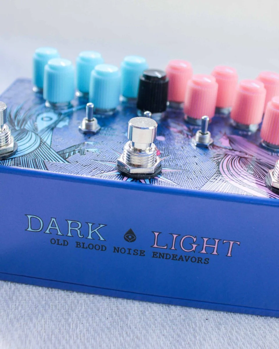 Old Blood Noise Endeavors Dark Light Dual Reverb FX Pedal [Blueberry Dusk] - Image 5