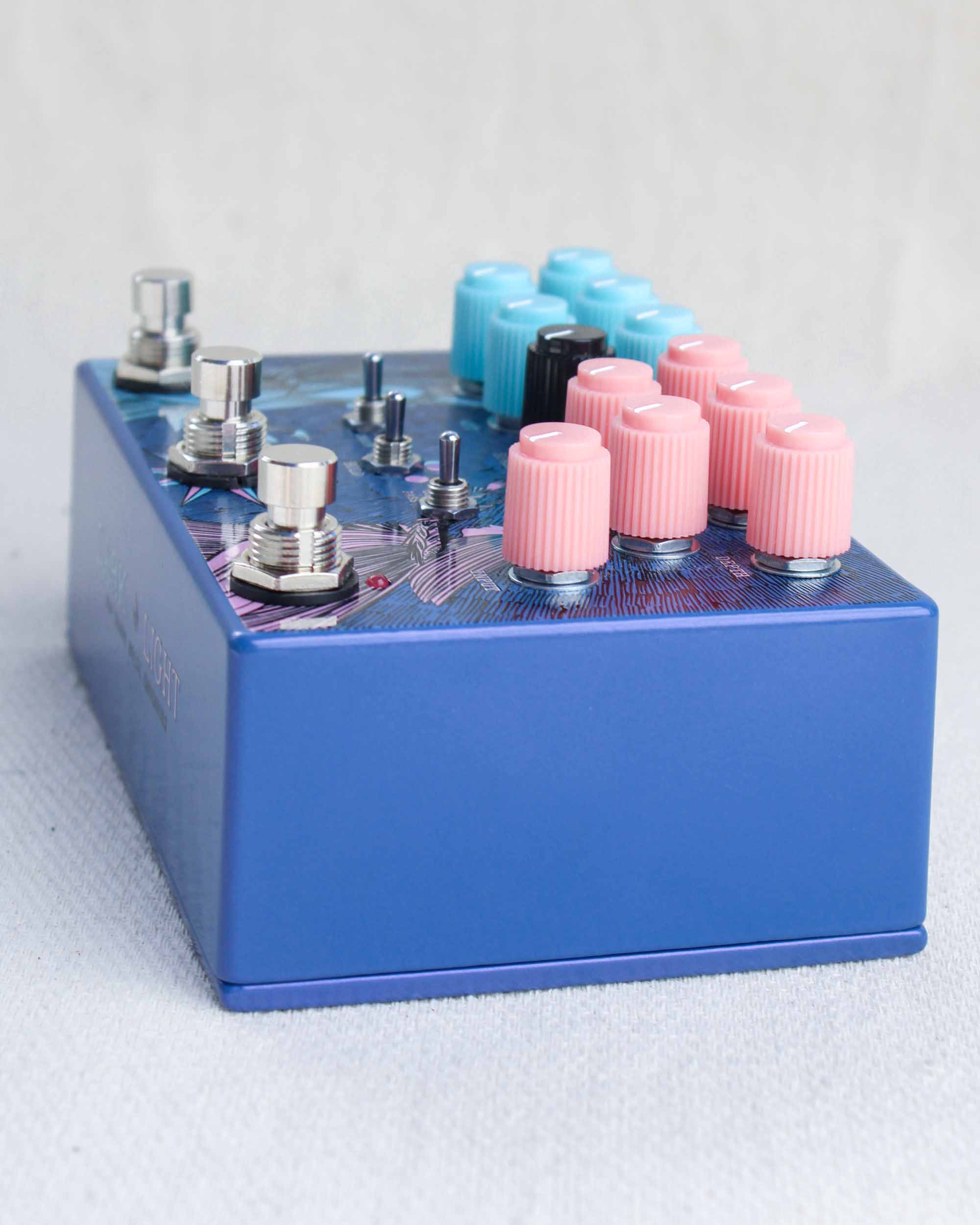 Old Blood Noise Endeavors Dark Light Dual Reverb FX Pedal [Blueberry Dusk] - Image 7