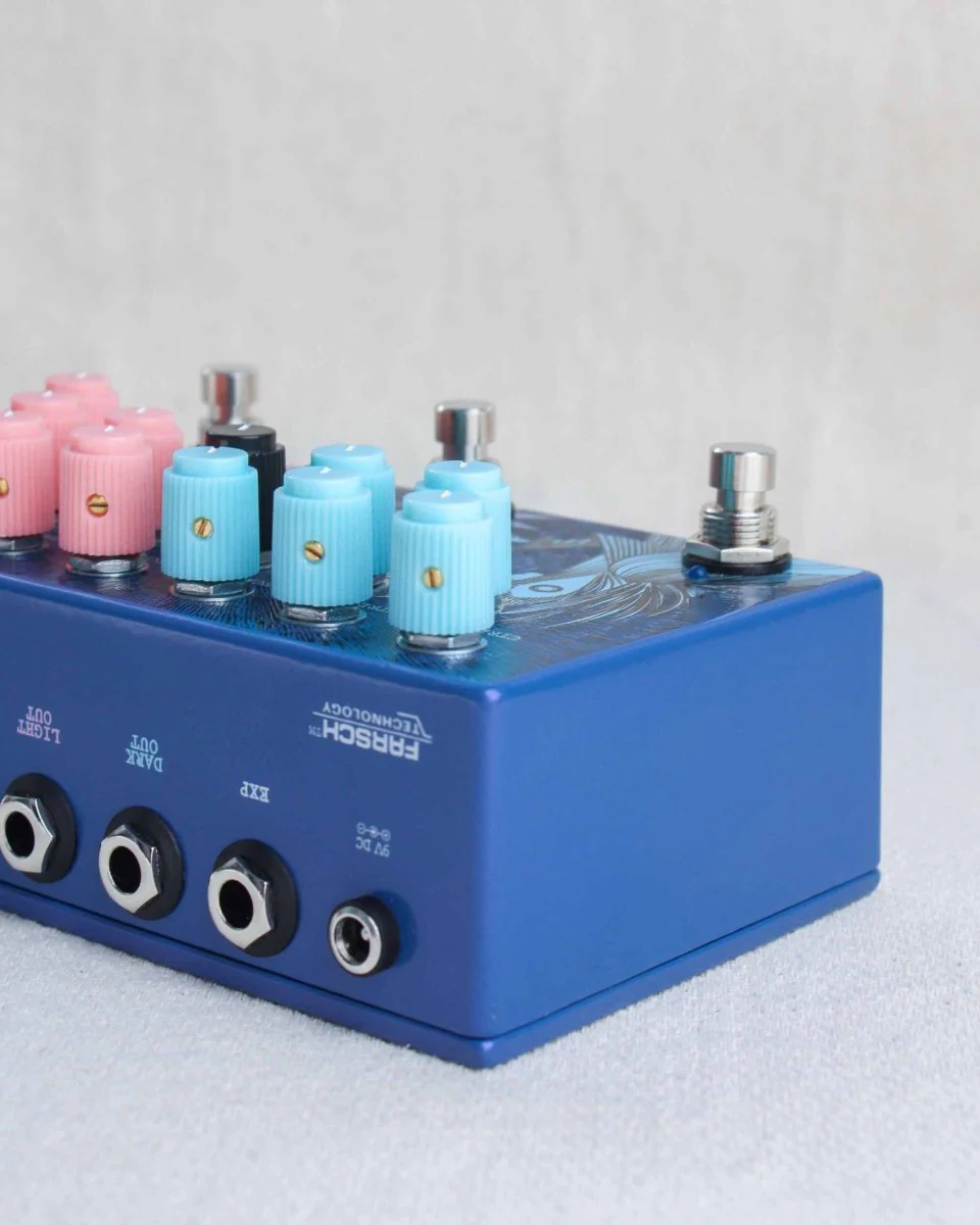 Old Blood Noise Endeavors Dark Light Dual Reverb FX Pedal [Blueberry Dusk] - Image 8