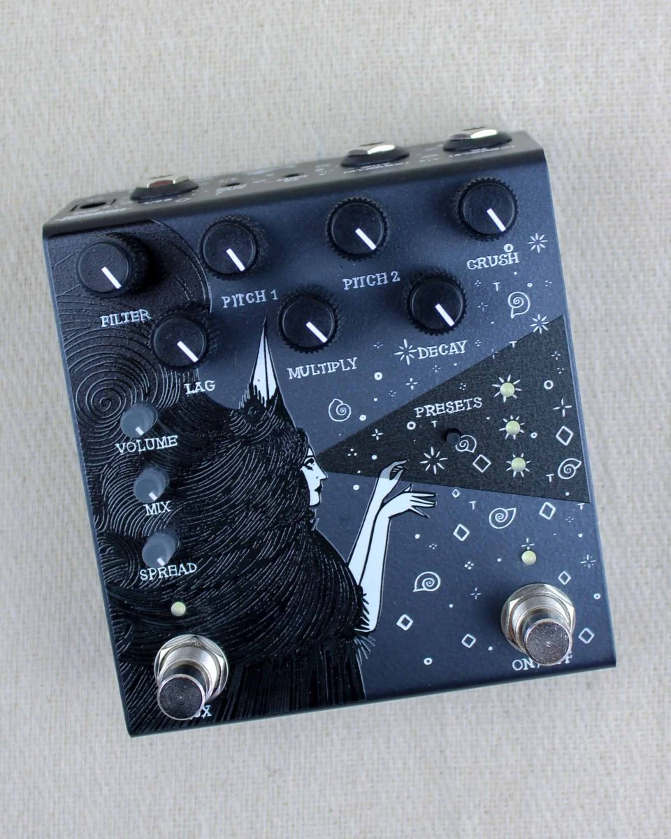 Old Blood Noise Endeavors Dark Star Stereo Soundscape Reverb FX Pedal [Black] - Image 3