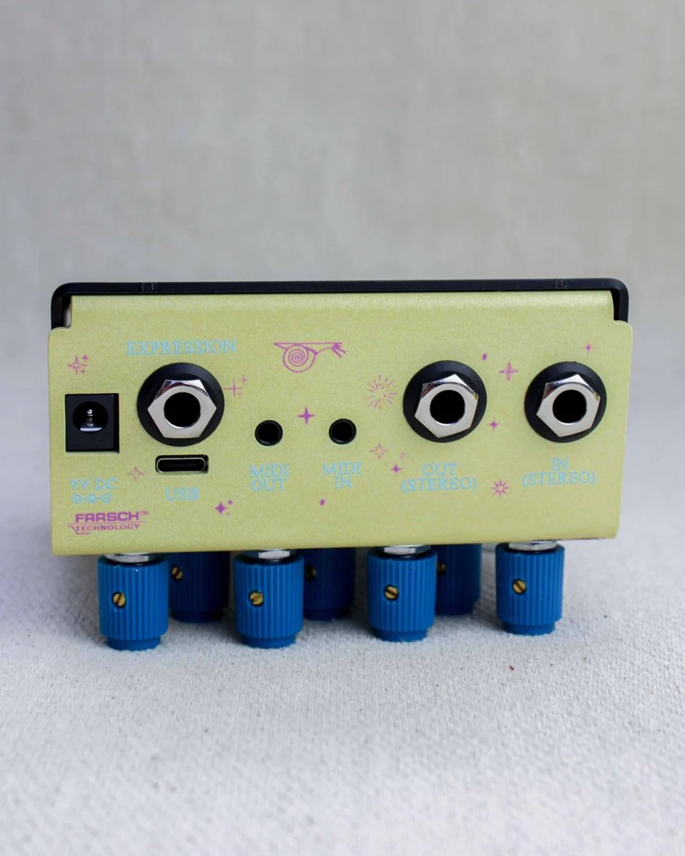 Old Blood Noise Endeavors Sunlight Stereo Modulated Reverb FX Pedal [Yellow] - Image 9